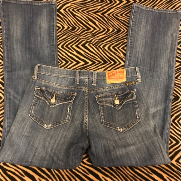 Lucky Brand Sweet n Low Loop Jeans Size 4/27 - Picture 3 of 8
